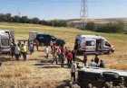 Tekstil işçilerini taşıyan minibüs tarlaya uçtu: 5 yaralı