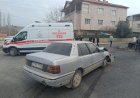 Gölbaşı’nda iki otomobil çarpıştı: 2 yaralı
