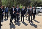 Kaymakam Algın, yapımı devam eden okul inşaatını inceledi