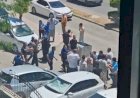 Adliye önünde yumruklu kavga