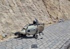 Kontrolden çıkan motosiklet devrildi: 1 yaralı