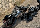 Otomobilin çarptığı motosiklet sürücüsü ağır yaralandı