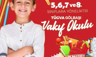 TÜGVA vakıf okulu kursları başlıyor