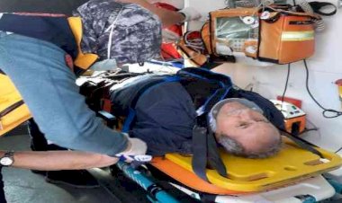 Tırın çarptığı yaya yaralandı