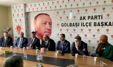 Gölbaşı ilçesinde AK Parti daraltılmış danışma meclisi toplantısı düzenledi