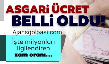 2022 Yılı asgari ücret belli oldu