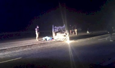 Bariyerlere çarpan otomobil takla attı: 1 ölü, 5 yaralı