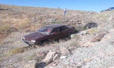 Otomobil şarampole uçtu: 3 yaralı