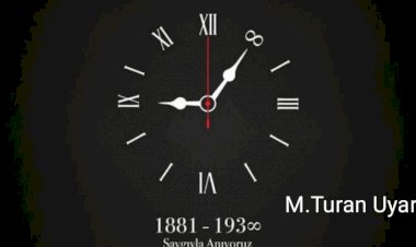 İş insanı M.Turan Uyar'in  10 Kasım mesajı