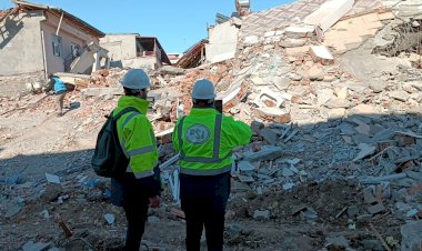 Gölbaşı ilçesinde hasar tespit çalışmaları başladı.