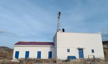 Çelik köyü kırsalına baz istasyonu kuruldu