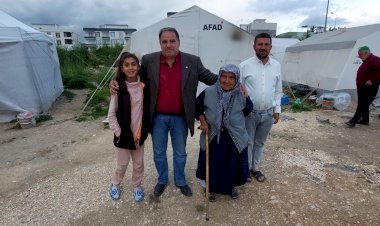 Bağımsız aday Vural köyleri ziyaret ediyor