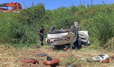 Adıyaman’da otomobil takla attı: 1 ölü, 2 yaralı
