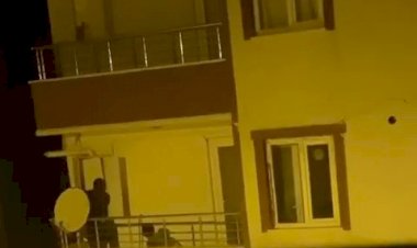 Kombi çalmaya çalışan hırsızları bekçiler kıskıvrak yakaladı