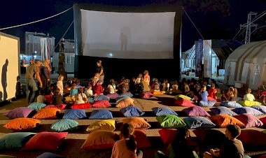 TOKİ Konteyner kent eğlencenin merkezi oldu