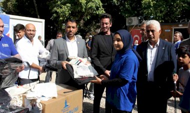 BAE Ankara Büyükelçiliğinden depremzede öğrencilere yardım