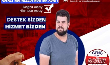 Asfalt Mahallesi Muhtar Adayı