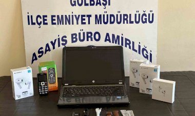 Elektronik eşya çalan şahıs yakalandı