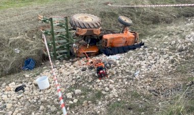 Adıyaman'da traktör devrildi 1 ölü