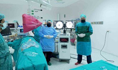 Gölbaşı’nda ilk defa perkütan nefrostomi takıldı