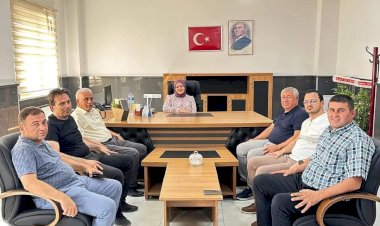 Başkan Yalçınkaya'dan yeni sağlık müdürüne ziyaret