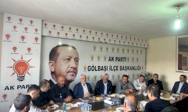 Adıyaman Ak Parti İl Başkanı Faruk Bülent Kaplan'dan Gölbaşı Ziyareti