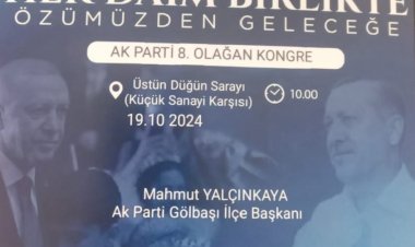 Ak Parti Kongresine Davet