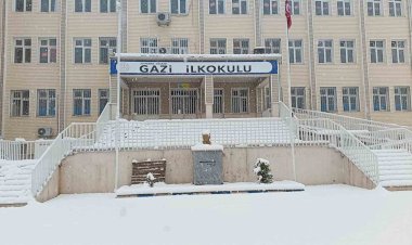 Adıyaman’da eğitime kar engeli