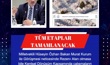 Milletvekili Özhan: “Gölge etmeyin yeter, bu proje parça parça bırakılmayacak