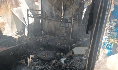 Yanan konteynerler paniğe neden oldu