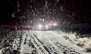 Malatya kırsalında kar yağışı etkili oluyor ‎