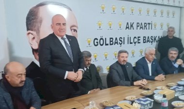 Ahmet Aydın ve Milletvekili Hüseyin Özhan Gölbaşı’nda Çalışma Ziyaretinde Bulundu