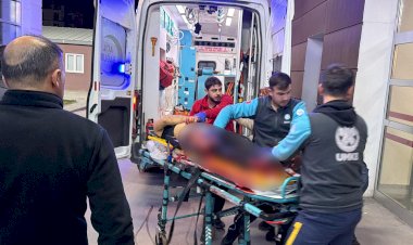 İkinci kattan atlayan kişi ağır yaralandı