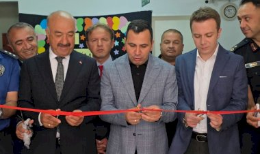 Balkar İlkokulunda Yıl Sonu Resim Sergisi Açıldı