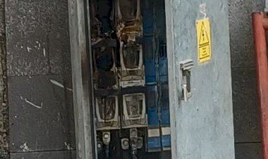 Elektrik trafosu patladı