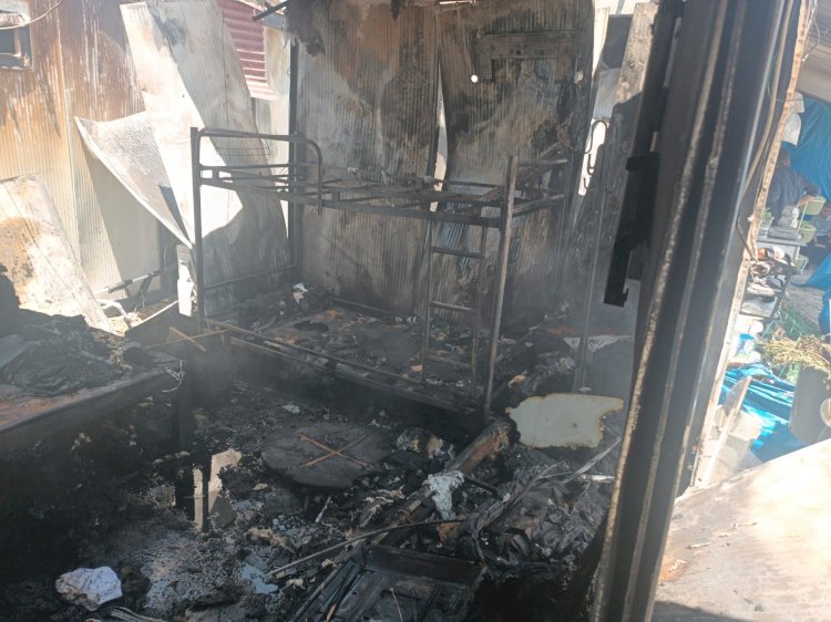 Yanan konteynerler paniğe neden oldu