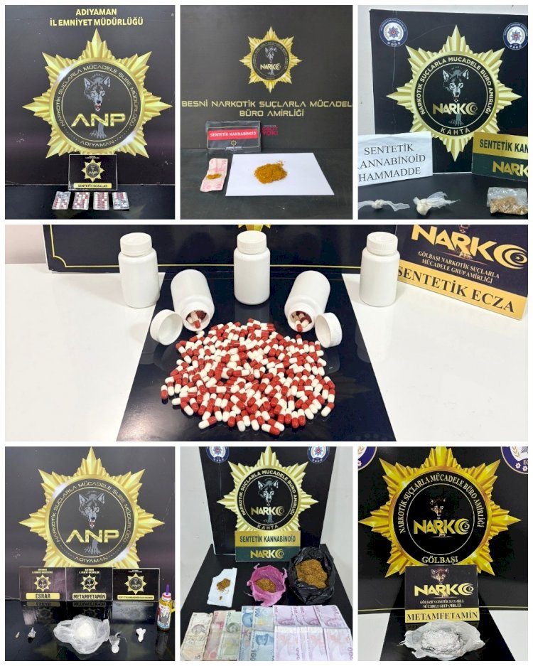 Çeşitli suçlardan yakalanan 21 şüpheli tutuklandı