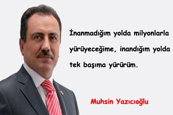 Başkan Mesut Mutlu’dan Muhsin Yazıcıoğlu’nu Anma Mesajı